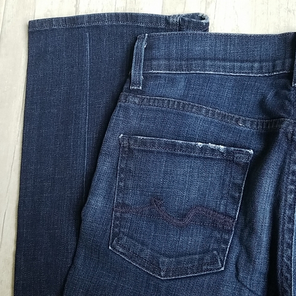 7 FAM High Waist Bootcut Dark Jean - Picture 8 of 9